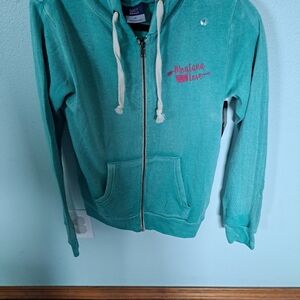 WomensTeal Hoodie Jacket